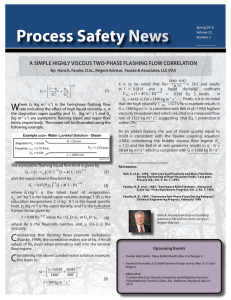 Process Safety News - Fauske and Associates, LLC
