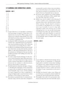 12 flammable and combustible liquids