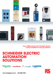 Schneider Electric Automation Solution