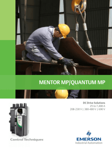 mentor mp/quantum mp - Emerson Industrial Automation