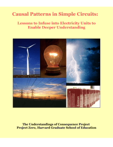 Causal Patterns in Simple Circuits