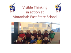 Visable Thinking - Moranbah East State School