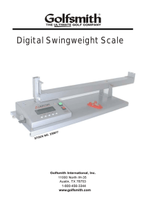 Digital Swingweight Scale