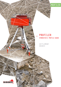 HYDROstatIC PROFILE gaugE
