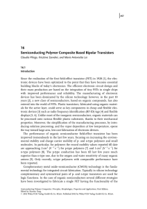 Semiconducting Polymer Composite Based Bipolar Transistors