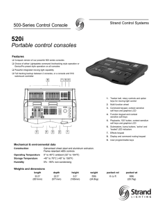 520i Console with 500/400 channels