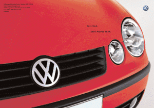 VW Polo Brochure 2003