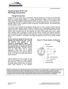 Technical Note PP 811-TN PE Flange