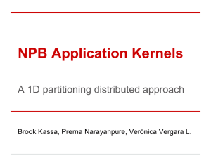 NPB Application Kernels