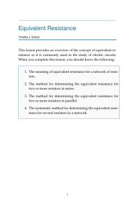 Equivalent Resistance - Electrical and Computer Engineering Made