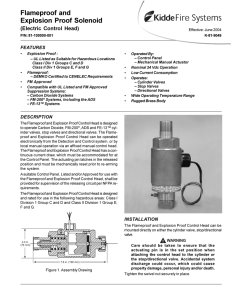 Flameproof and Explosion Proof Solenoid
