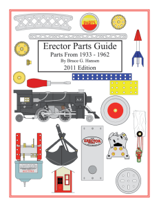 Erector Parts Guide