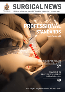 Nov/Dec 2015 - Royal Australasian College of Surgeons