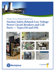 DS and DSL Low-Voltage Circuit Breakers and Cell