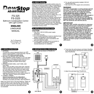 FS-325 Product Manual