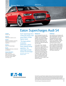 Eaton Supercharges Audi S4