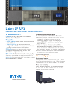Eaton 5P UPS - Wire Supplies, Inc.