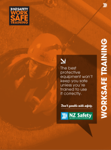 WORKSAFE TRAINING - NZ Safety Online Catalogue