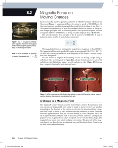 8.2 Magnetic Force on Moving Charges