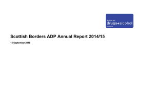 Scottish Borders ADP Annual Report 2014/15