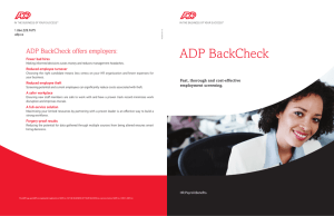 ADP BackCheck