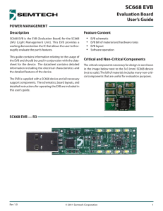 SC668 EVB Evaluation Board User`s Guide