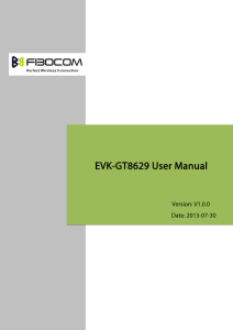 EVK-GT8629 User Manual