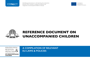 reference document on unaccompanied children