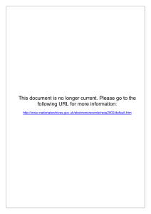 Reference Document - The National Archives