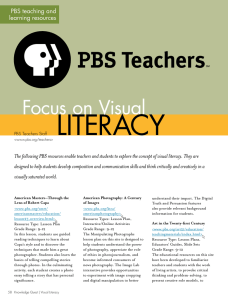 Focus on Visual Literacy (PBS)