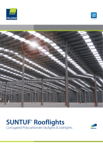 SUNTUF® Rooflights - RevBase Marketing Asset Management