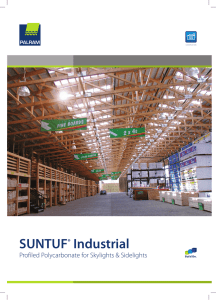 SUNTUF® Industrial - Polycarbonate Roofing