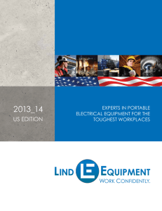 industrial lighting - Lind Equipment Ltd.