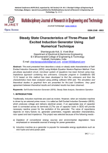 Steady State Characteristics of Three