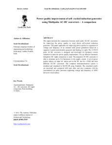 Power quality improvement of self- excited induction generator using