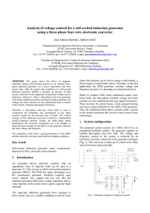 Analysis of voltage control for a self