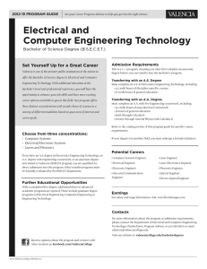 Electrical and Computer Engineering Technology