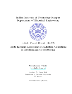 Indian Institute of Technology Kanpur Department of Electrical