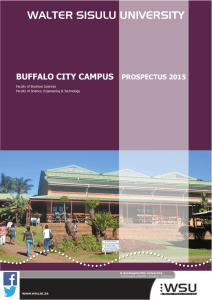 buffalo city campus prospectus 2015