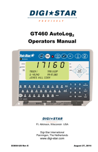 GT 460 Manual - Digi-Star