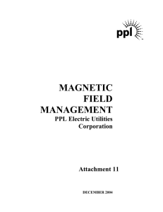 magnetic field management - Public Utility Commission