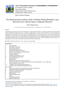 The Macrostructure Analysis of the Turbulent Mixing Boundary Layer