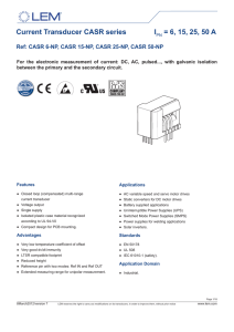 CASR series - Europower Components Ltd