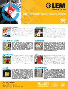 Safety Identification Solutions Across All Industries