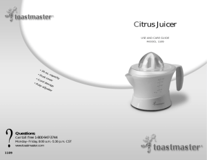 Citrus Juicer - you