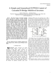 A Simple and Generalized SVPWM Control of Cascaded H