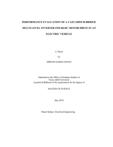 PERFORMANCE EVALUATION OF A CASCADED H