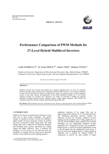 Performance Comparison of PWM Methods for 27-Level