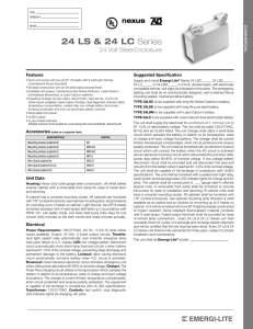 24LS and 24LC Series - Emergi-Lite