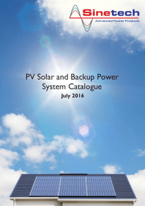 Find Professional Backup Power Systems and PV Solar